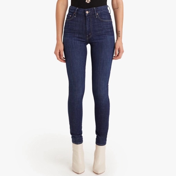 mother high waisted looker clean sweep